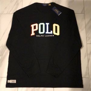 Men’s Polo Ralph Lauren Big and Tall Multicolor Logo Long Sleeve T-Shirt